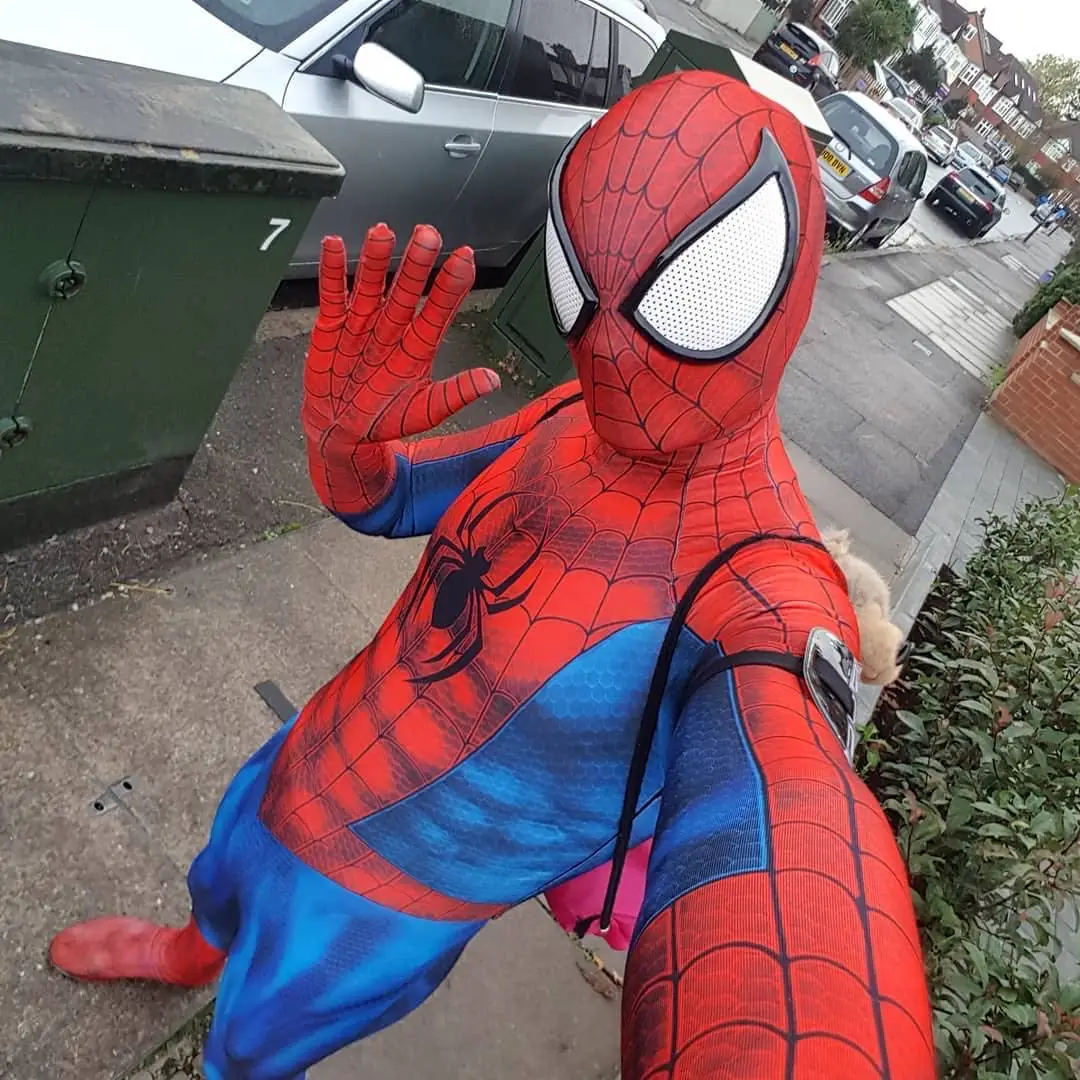 大人と子供のための3Dプリントされたスパイダーマンコスプレ衣装