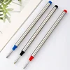 3Pcs 11.4cm Threaded Rotary Metal Pen Refills Blue/black/red Ballpoint Pen Rod Signing Pen Refill 0.7mm Office School Stationery 5