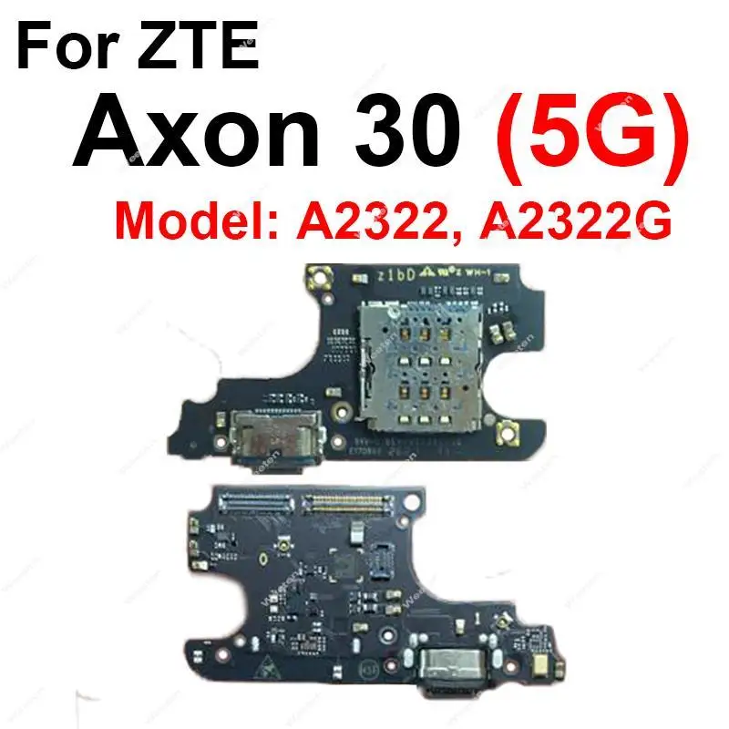 For ZTE Axon 30 5G A2322 A2322G SIM Card Tray Board USB