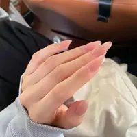 10pcs Nude Pink Handmade Press on Nails Gradient French Fake Nails Press Ons Minimalist False Nails Almond Nail Art for Girls