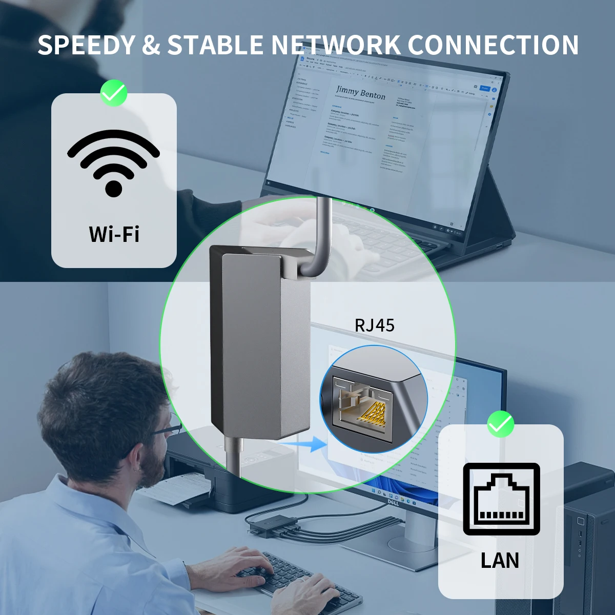 Adaptateur Ethernet 1000 Mbps Pour Starlink Gen 2 Rectangle - Connexion Filaire Stable Et Rapide