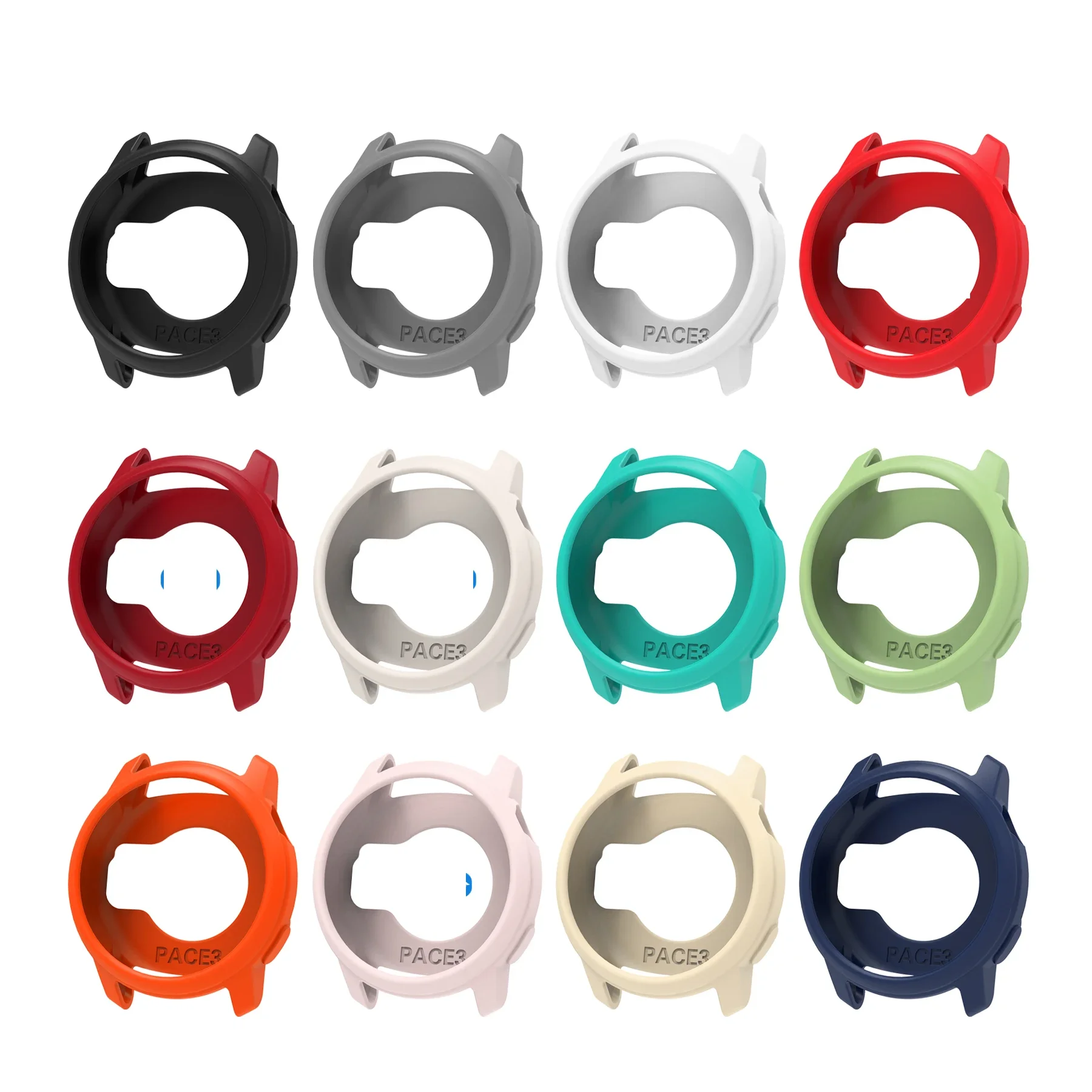 Soft TPU Protective Case Cover for Smart Watch - Silicone Protection Frame Accessories