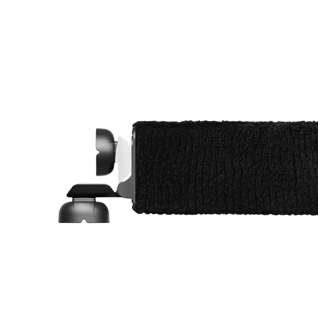 Vue de dos du support de fixation réglable pour Insta360 GO 3 / GO 3S, sangle ajustée confortablement.