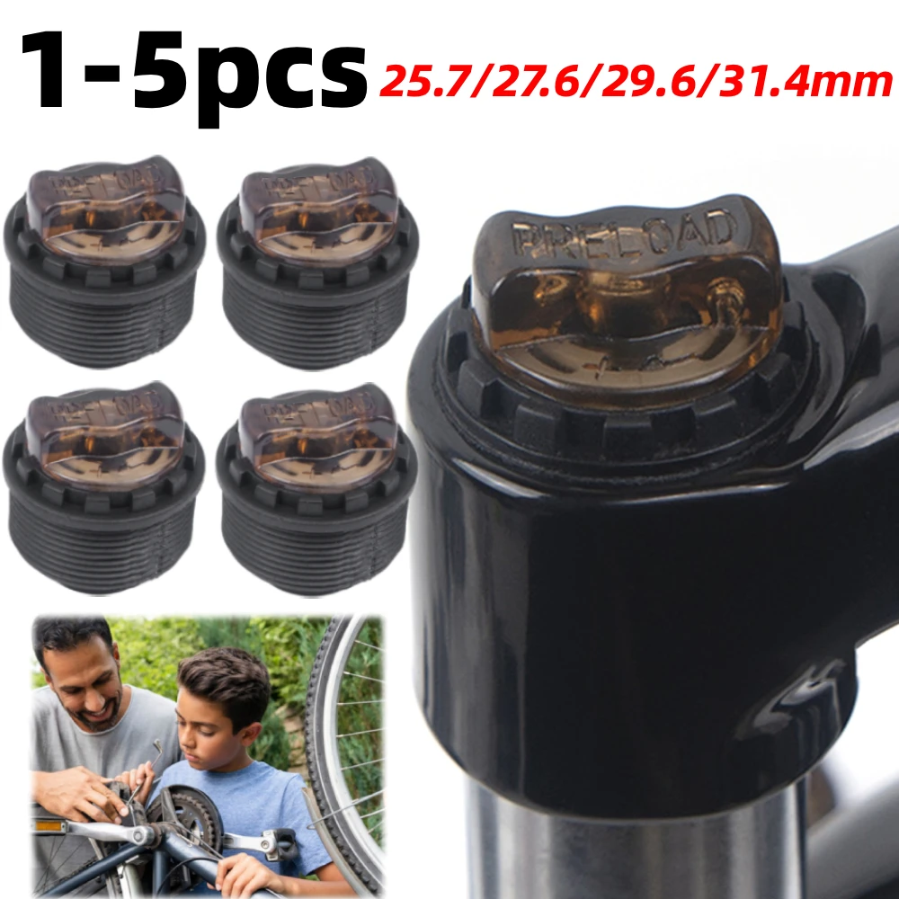 Bicycle Front Fork Repair Cap Damper Rod Preload Adjustment Knob Bike Front Fork Repair Cycling Maintenance Parts for XCR/XCM