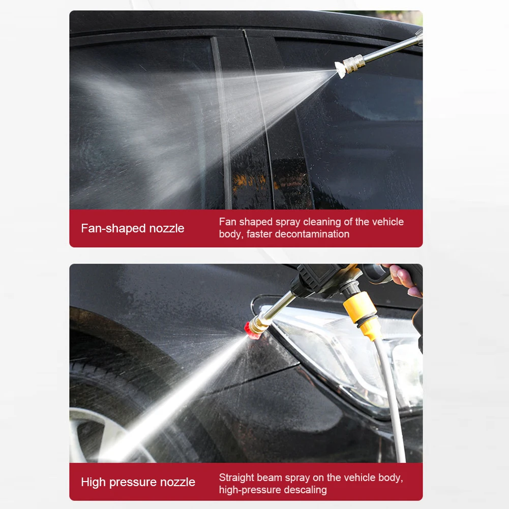 12000mA Automobile Water Gun Cordless 50BAR High Pressure Cleaner Electric Washer Spray Gun Car Wash Gun Water Cleaning Tool 5
