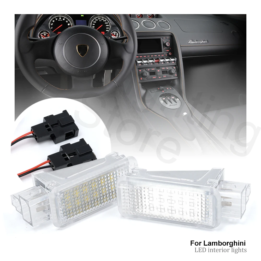 2pcランボルギーニガヤルドhuracanアヴェンタドールウルスled荷物