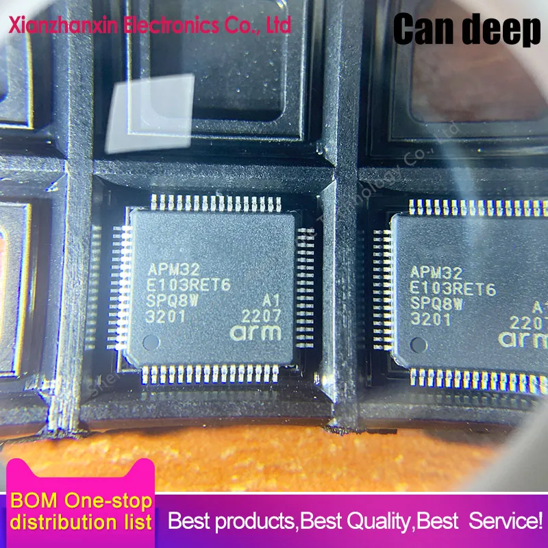 

2~10pcs/lot APM32E103RET6 APM32E 103RET6Compatible to replace STM LQFP-64 New original microcontroller
