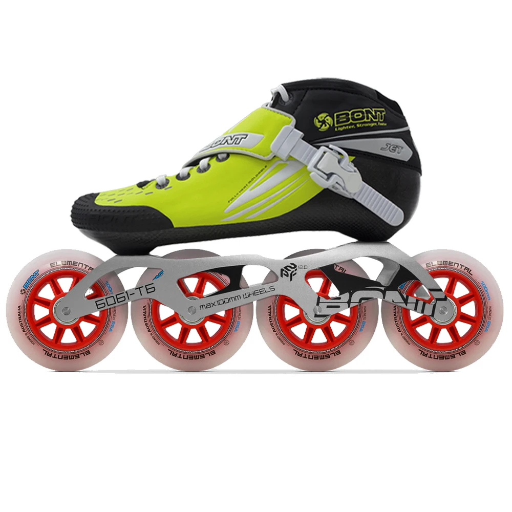 

Роликовые коньки BONT Jet 2PT, желтые, черные