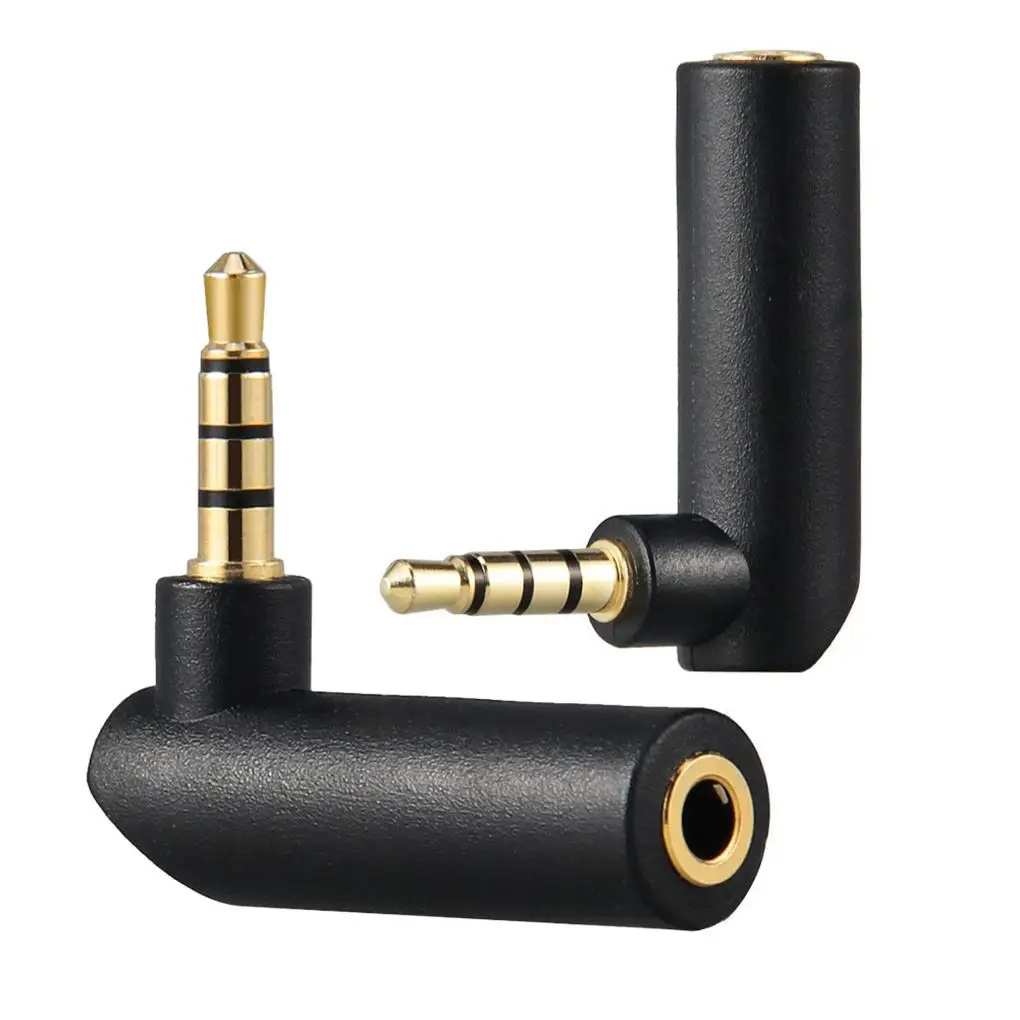 

2 Pieces 3.5mm Audio Adapters Media Conversion Plug Male to Female Earphone Converter For Voice Frequency Transition Usage