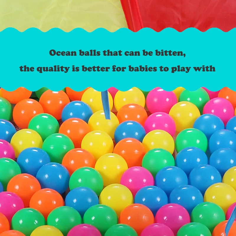 3-5 Pcs Portable Children's Camping Tent Play House Ocean Ball Pool Pop-up Tent Kids Beach Tent Baby Crawling Tunnel Baby Tent 5