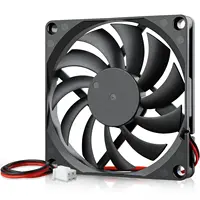 DC 5V 12V 24V 8cm Brushless Dual Ball Cooling Fan 8010 80mm Axial PC Cooler Fan 80x80x10mm Computer Case CPU Radiator Fan 1