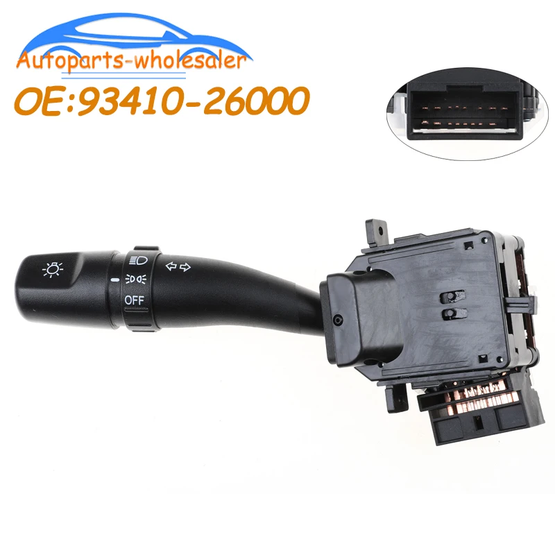 

Car Headlights Turn Signal Switch 93410-26000 9341026000 93420-25010 93420-25110 For Hyundai Santa Fe 2001-2006 Car Accessories