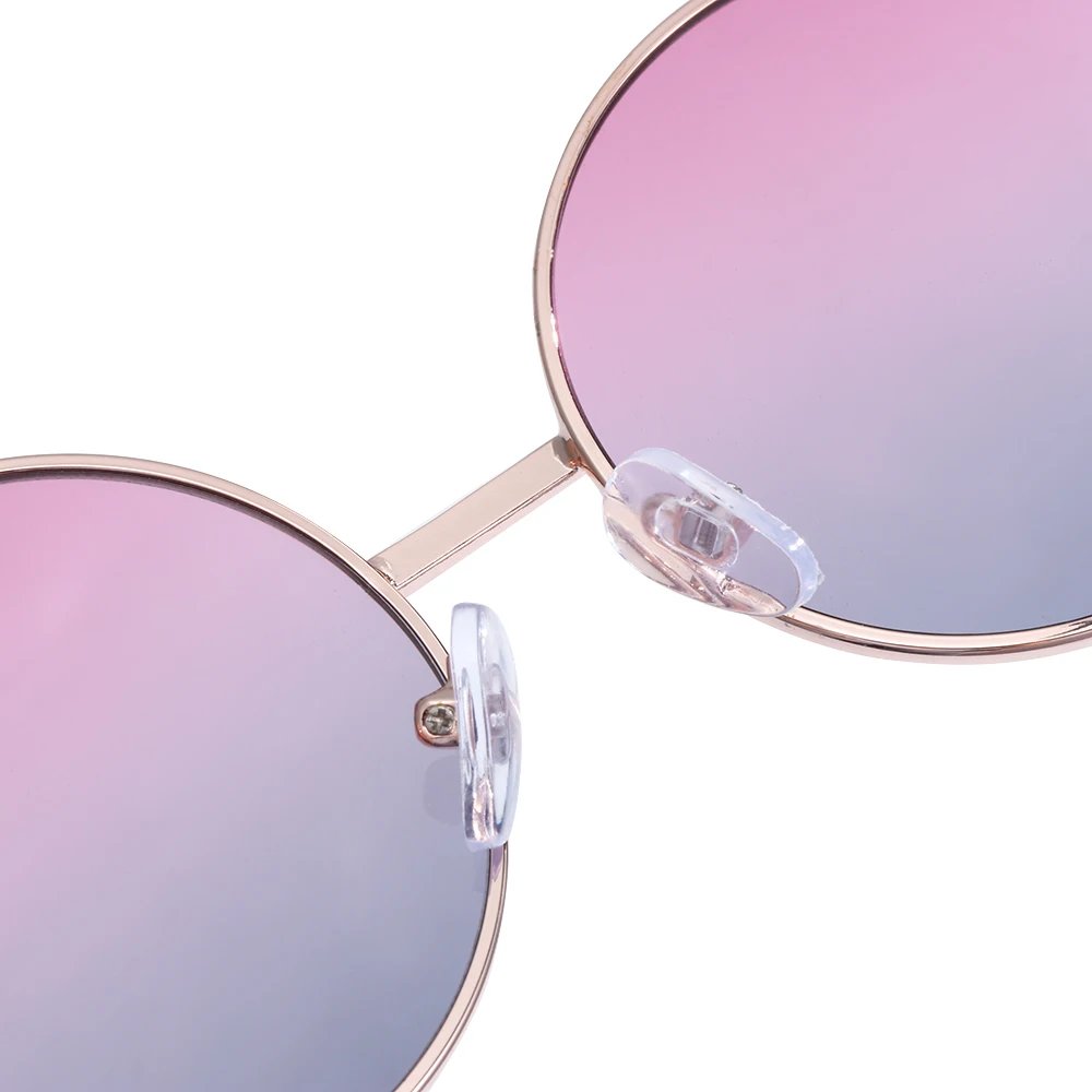 Kinder süße Candy Farbe Sonnenbrille Jungen Mädchen Retro Runde Rahmen Sonnenbrille UV 400 wilden britischen Stil Kinder Brillen_voghion.com