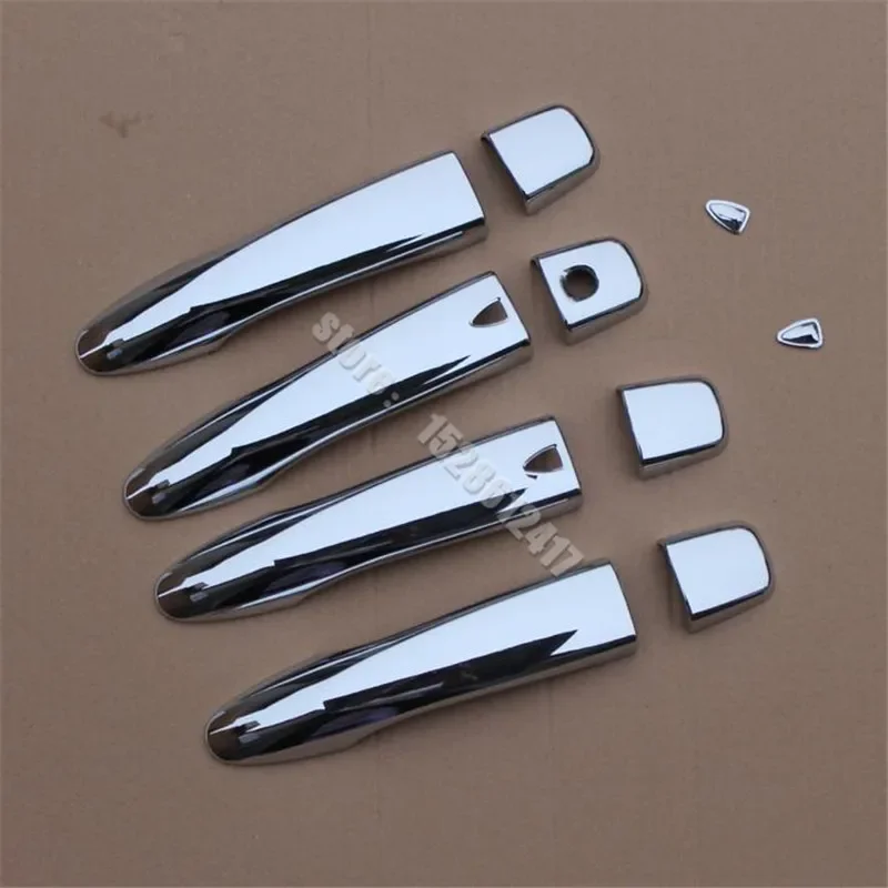 

FIT FOR NISSAN QASHQAI J11 2016 2017 2018 2019-2022 CHROME DOOR HANDLE COVER BOWL CUP CAP TRIM INSERT BEZEL FRAME SMART KEY
