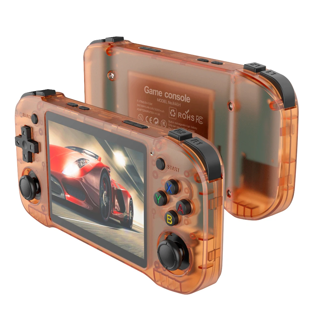 ARKOS R46H Retro Handheld Video Game Console Linux System 4.2 Inch IPS Screen R63 ultra Portable Pocket Video Player 64GB 128GB