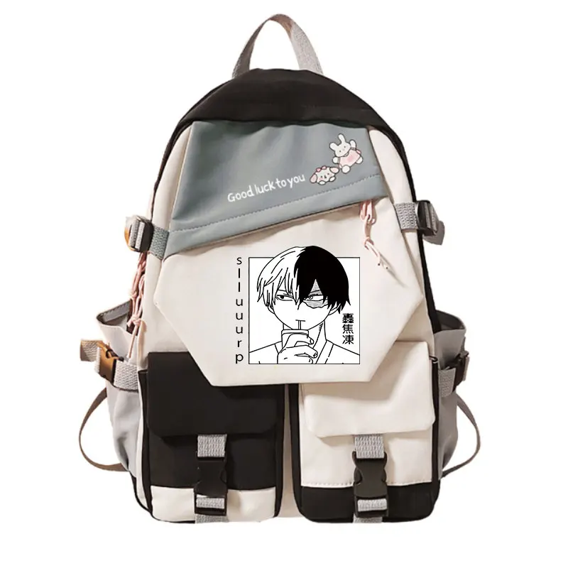 Anime Shoto Todoroki Boku No Hero Academia Book Bag vari Storage