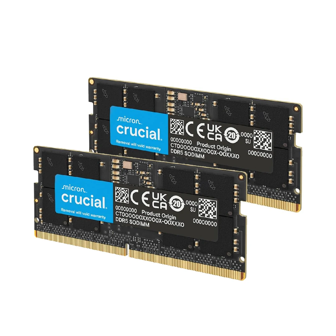 크루시얼 DDR5 RAM 24GB 48GB 4800MHz 5600MHz SO-DIMM 메모리 262핀 1.1V LEGION 노트북 울트라북용 - 업그레이드 RA