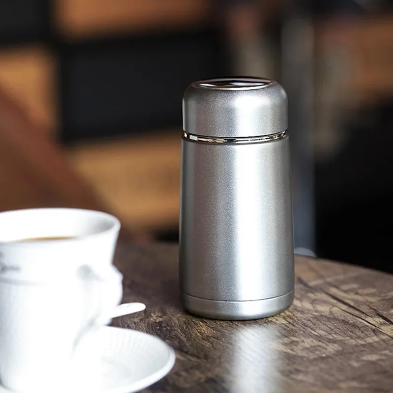 Small Lovely Stainless Steel Vacuum Flask Thermos Travel Drink Mug Coffee  Cups