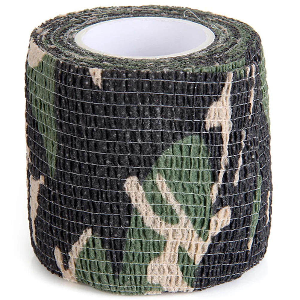

Tape Stretch Bandage for Outdoor Hunting Adhesive Multi-functional Non-woven Fabric Stealth Protective Camouflage