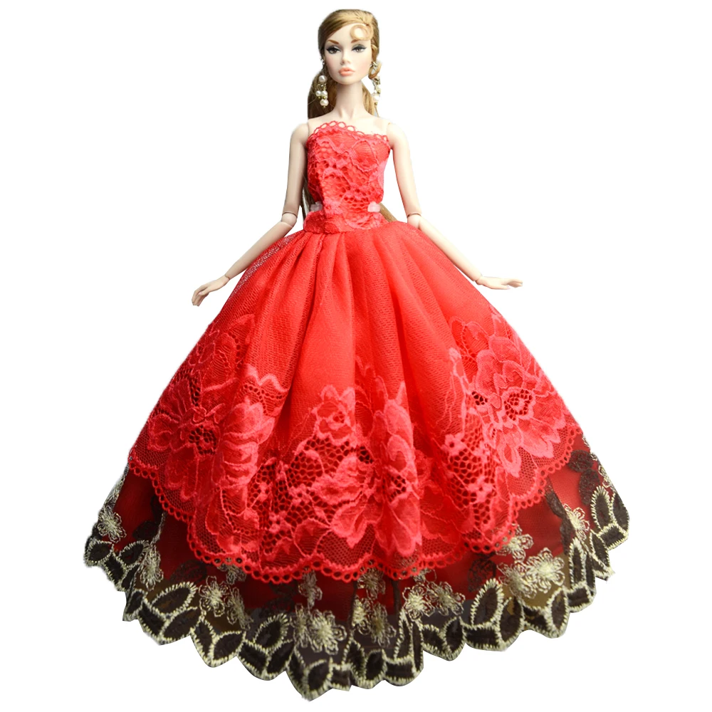 Clothes Barbie Costumes Dresses | Barbie Dress Dolls Accessories - 5  Pcs/set Fashion - Aliexpress