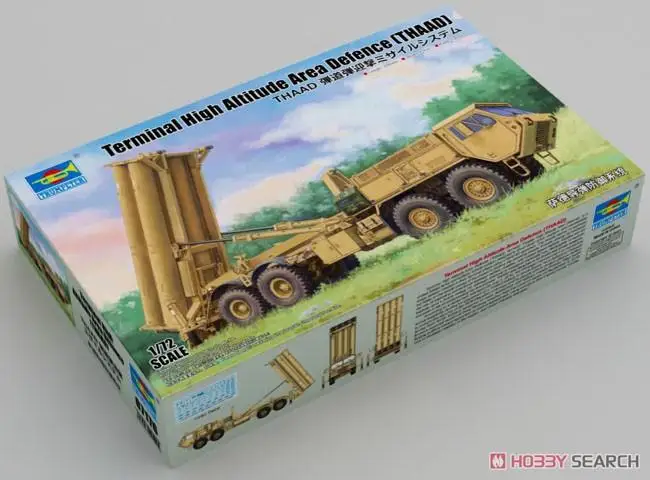 Maquette Lanceur Missile THAAD USA 1/48 - Radar Inclus - Fait Main - Neuf
