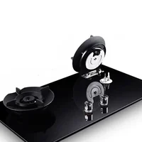 Gas Stove Natural Gas Tempered Glass Gas Stove Household Embedded Copper Cover Dual-cooker Cooktop 2