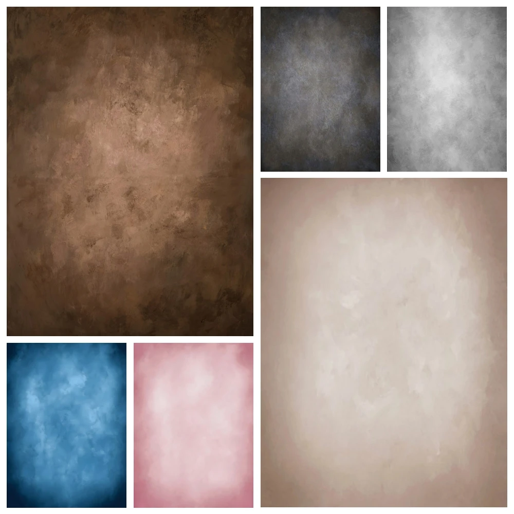 Vintage Abstract Solid Color Gradient Grunge Photography Backdrop Adult Portrait Pet Newborn Birthday Background Photo Studio photo backdrop