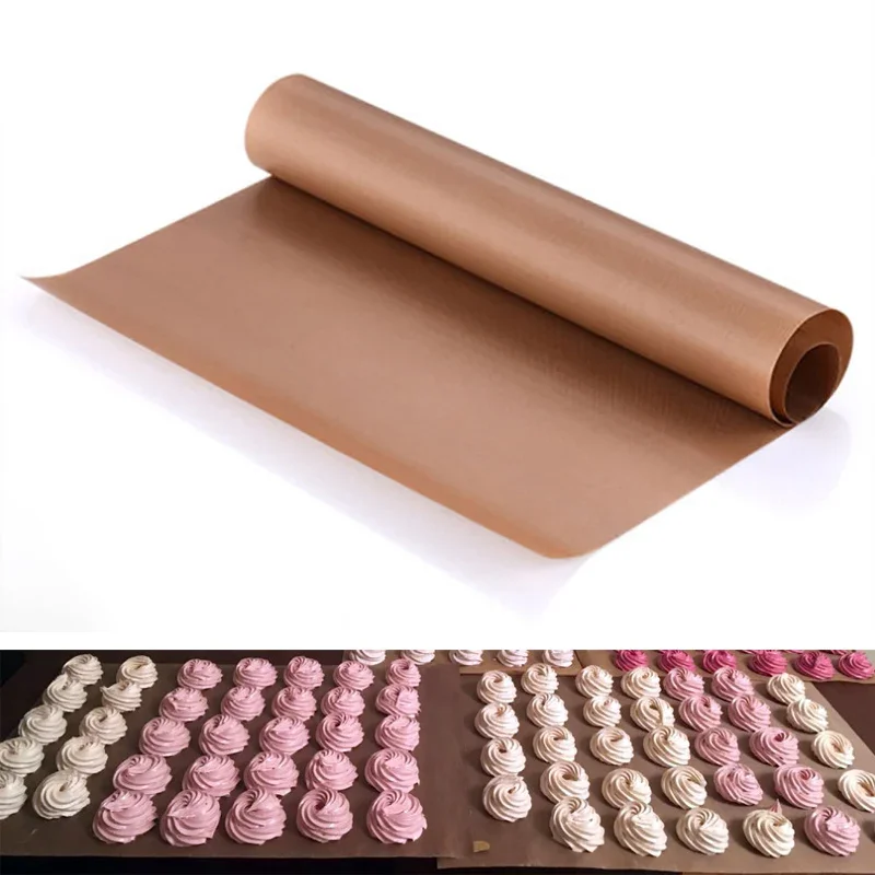 Heat-resistant Grill Sheet Non-stick Reusable Baking Mat Baking Tray Paper Pad Oven Oilpaper Outdoor BBQ silicone baking mat parchment baking paper bbq grill mat oven liner