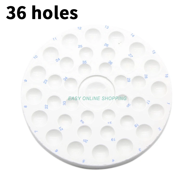 36SlotsDentalCeramicPaletteDentalPorcelainMixingWateringPlate