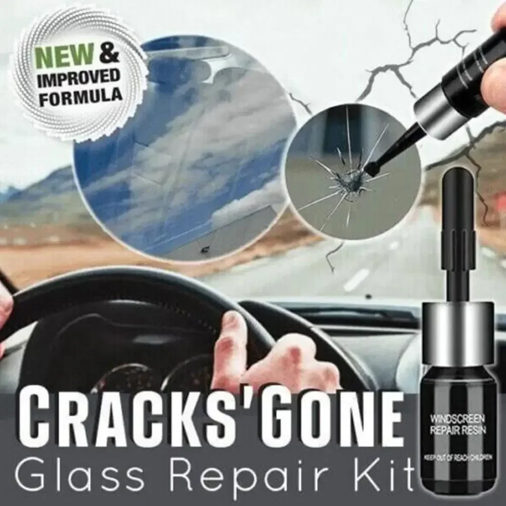 Car Windshield Repair Glue Car Window Repair Resin Kit Windscreen Scratch Crack Restore Fluid Glass Curing Glue Car Accessories