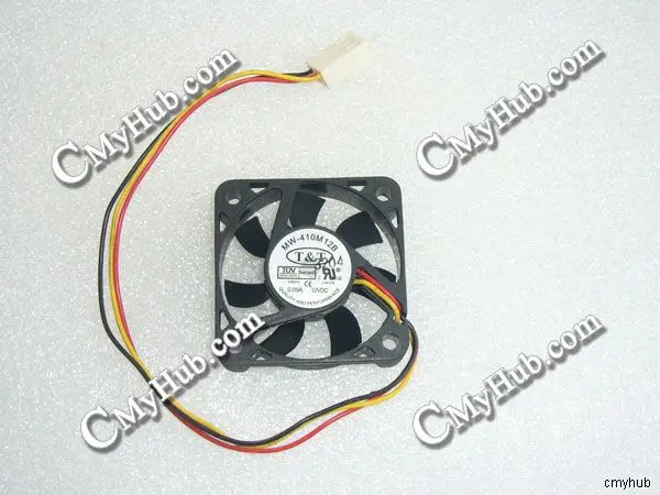 

Для T & T Φ DC12V 0.09A 4 см 40 мм 40x40x10 мм 3pin охлаждающий вентилятор