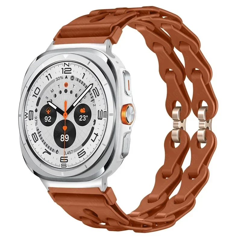 Silicone Chain Strap Replacement Wristband Bracelet