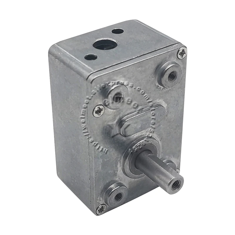 46x32 Full Metal Gearbox Turbo Worm Motor Speed Reduction Speed Reducer For JGY370