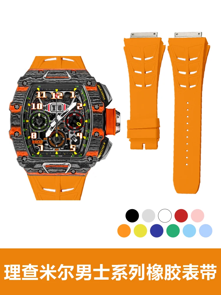 Per Richard Mille Miler Strap Elastico Nastro Fluorurato Rm11-03 65-01 011 M47