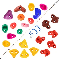 Support d'escalade pour enfants, ensemble de Construction de couleur pour aire de jeux intérieure et extérieure 