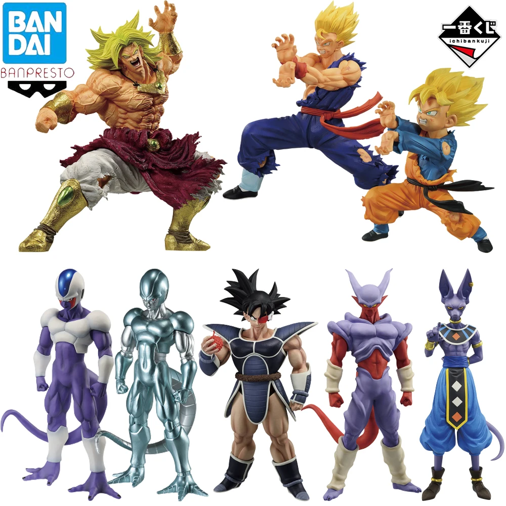 Originale Banpresto Ichiban Kuji Storia Del Film Dragon Ball Son Gohan Son Goten Beerus Broly Figure Anime Model Dolls Toy