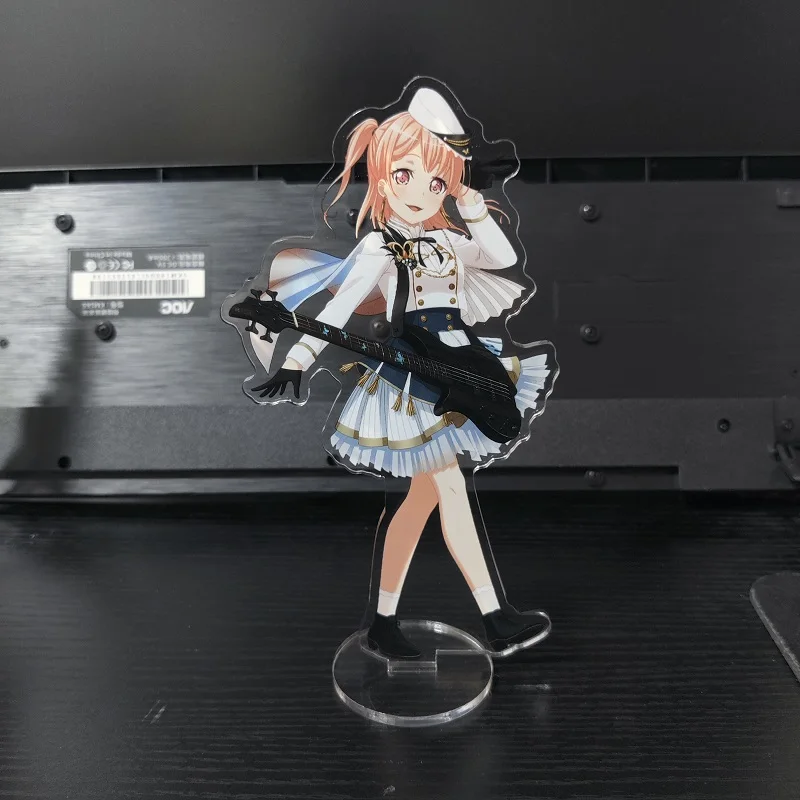 Bang Dream Hello Happy World P1 Anime Characters Acrylic Display Stand  Model Office Desktop Sign Gift Doll Collection Props 15cm