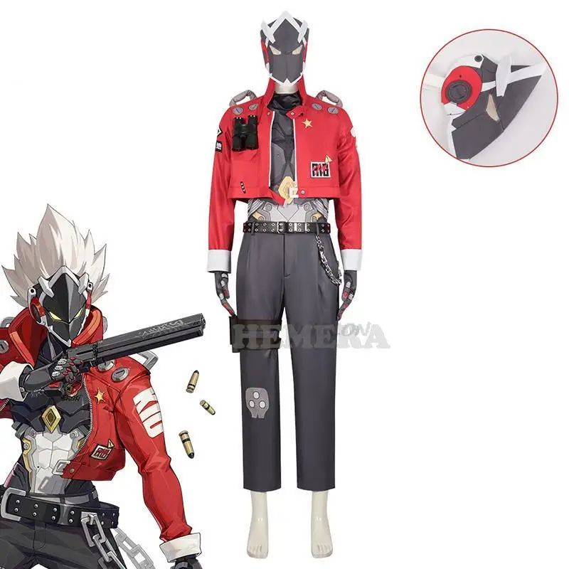 

Bily the Kid Cosplay Costume Game Zenless Zone Zero Bily the Kid Cosplay Costume Anime Halloween Costume Role Play Outfit Men