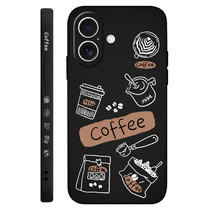 Gourmet Coffee Beans Silicone Phone Case Cover