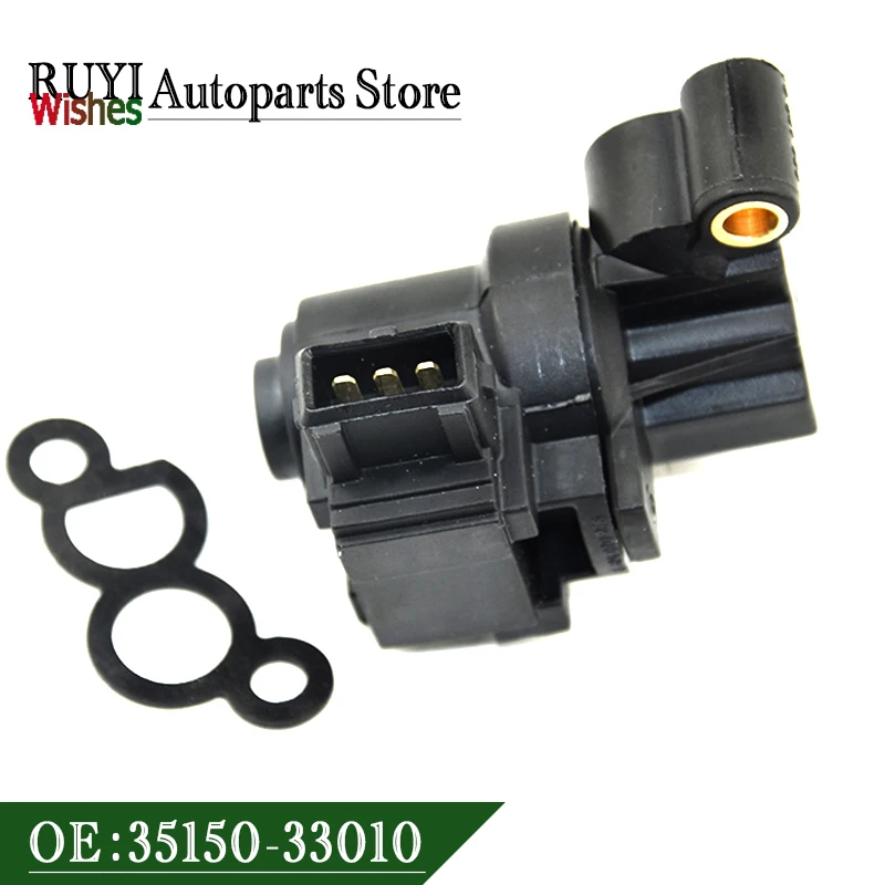 Idle Air Control Valve IAC 35150-33010 for Hyundai Sonata Santa Fe Tiburon Tucson Kia Optima Sportage Rio Sephia Magenti