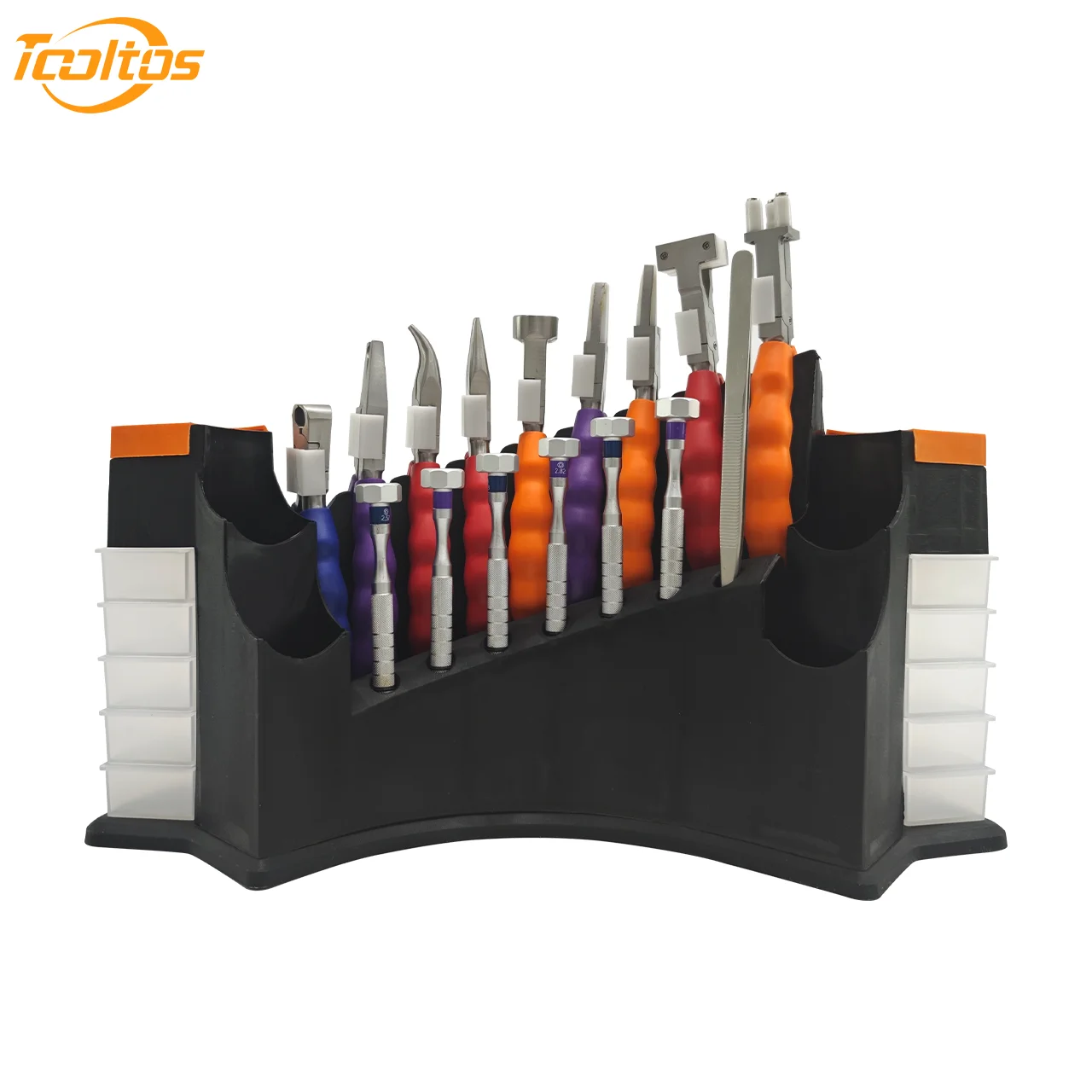 Tooltos 펜치, 드라이버, 분해 도구 및 안경점용 정리대, DIY-보석 및 안경 수리 도구 세트