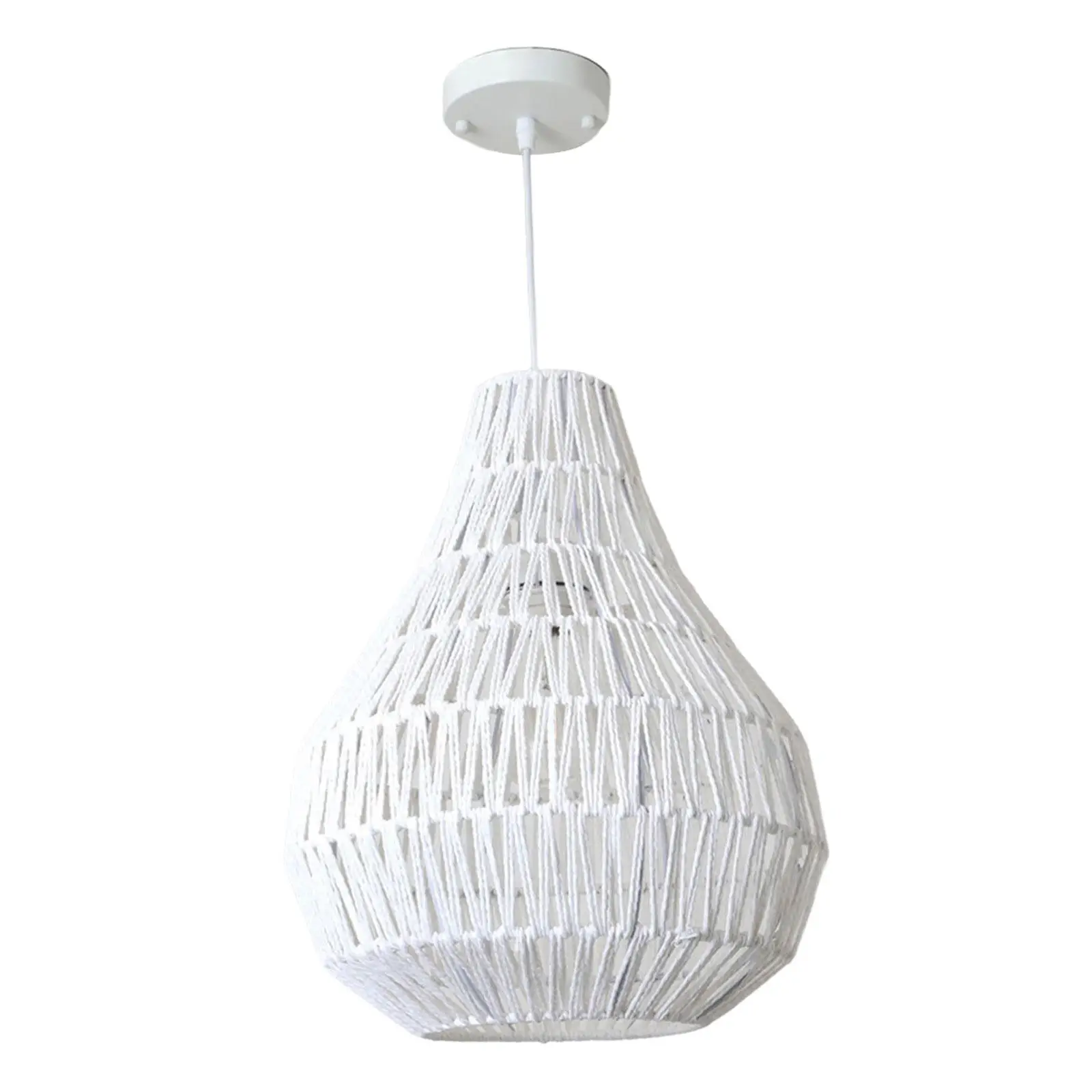 

Pendant Light Lantern Handwoven Rattan Chandelier Rustic Hanging Lights Fixture for Foyer Dining Room Bedroom Farmhouse Hallway