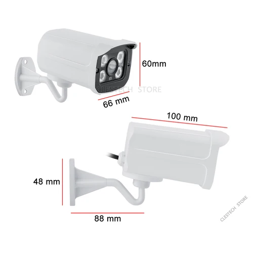 금속 4MP CCTV 감시 POE IP 카메라, 2K HD Onvif H.265 디지털 입/야외 거리 방수 IP66 얼굴 인간 감지 XMEYE 5