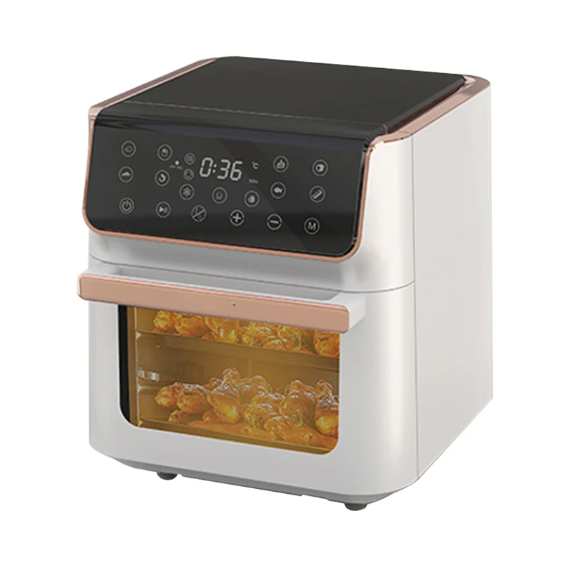 

12L large capacity Fully automatic multifunction oil free touch screen household electric fryer French fries air fryer