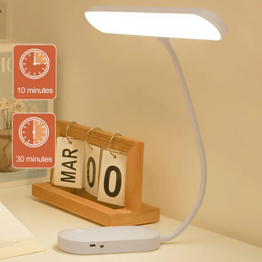 

1 Set Practical Night Lamp Flexible Hose Design Table Lamp Dormitory Bedroom USB Charging LED Reading Lamp Illumination