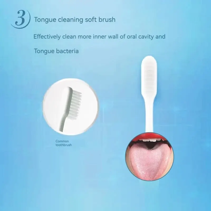 6 Pezzi Spazzolino Da Denti A Setole Morbide Per Adulti Sbiancante Igiene Orale Per Gengive E Denti Sensibili Spazzolino Manuale Per Uso Domestico - Foto 6