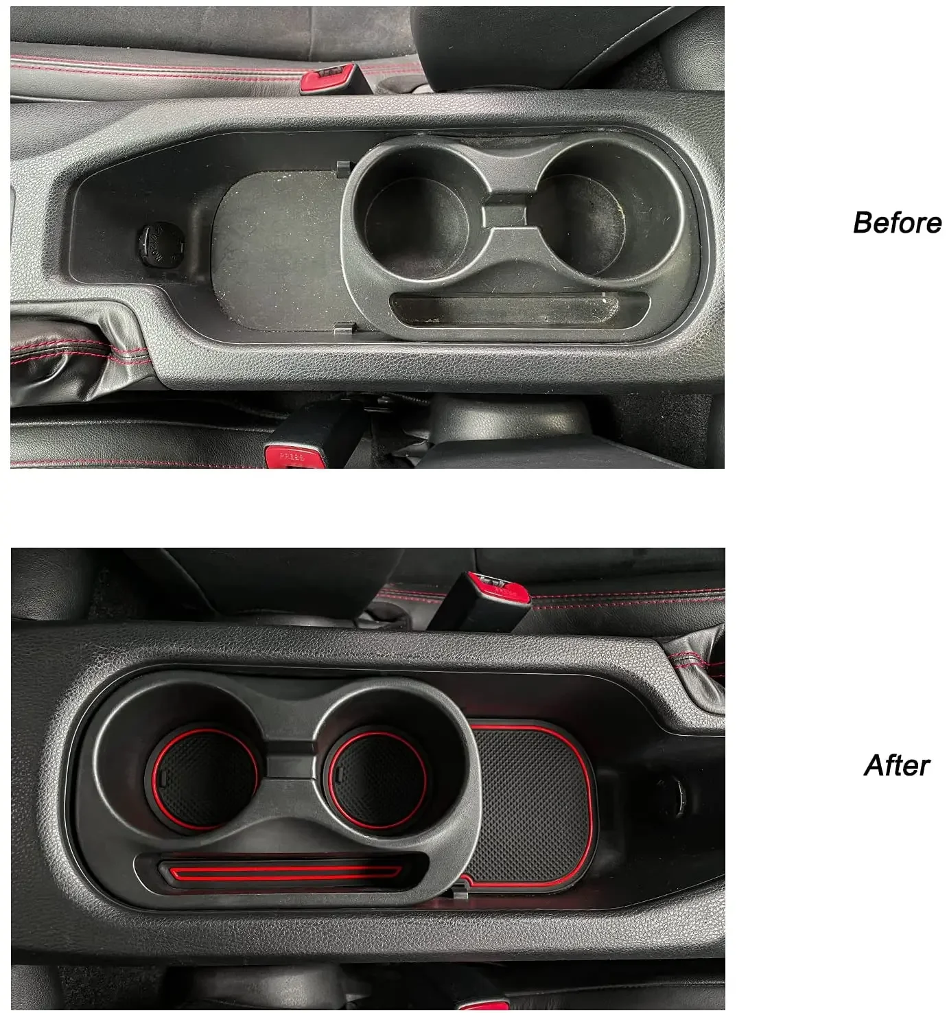 Car Inner Anti-Slip Mat For Suzuki Vitara LHD 2015 2016 2017 2018 2019  Escudo Gate Slot Coaster Anti-Dirty Door Groove Mat Car Styling Sticker