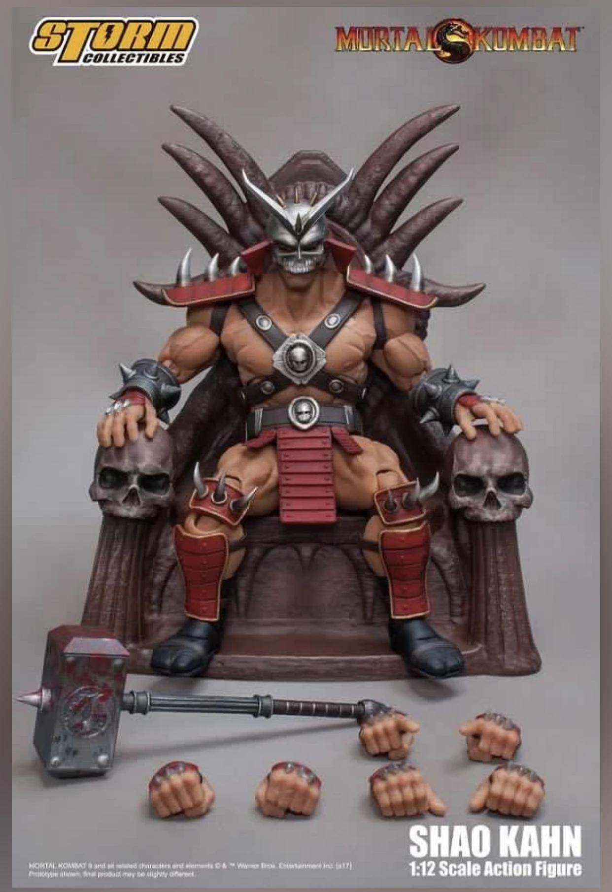 Storm Toys 1/12 Mortal Kombat Final Boss Shao Kahn Action Figure Model  Children's Gift - Action Figures - AliExpress