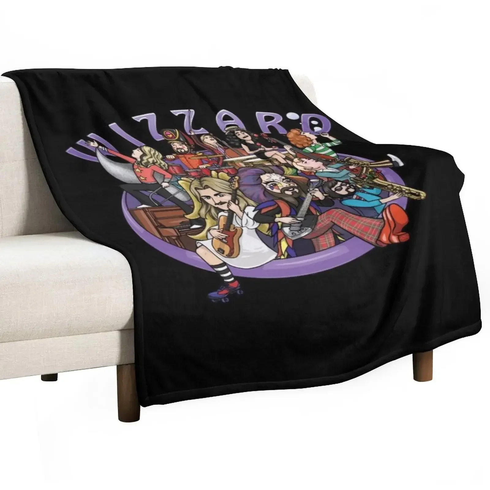 

The Spirit of Wizzard Classic Throw Blanket Bed Loose fluffy Luxury Designer Blankets