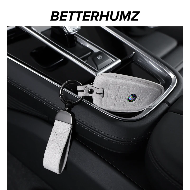 Betterhumz Alcantara Keychain Strap for BMW F20 F22 F30 F34 F36 G20 G30